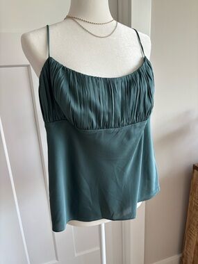 J Crew Gathered Silk Camisole. Size 16